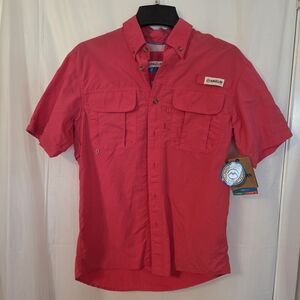 NWT Magellan Outdoors Men's or Woman's Pink Short Sleeve Shirt